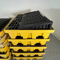 Lot Of Justrite 4 Drum Spill Containment Pallets image 2